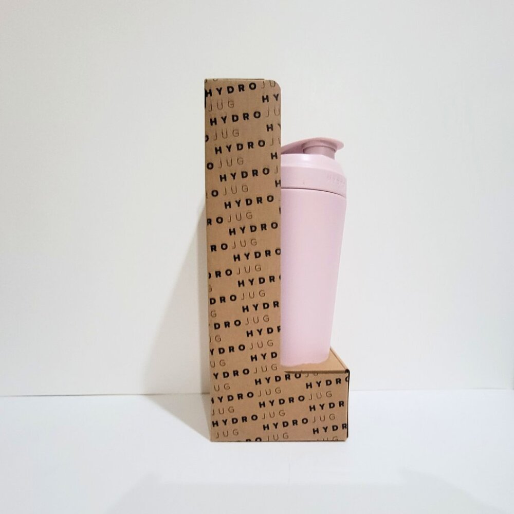 NEW HYDROJUG - PINK SAND HydroShkr 24oz Stainless Steel Shaker Bottle - NIB - Picture 2 of 9